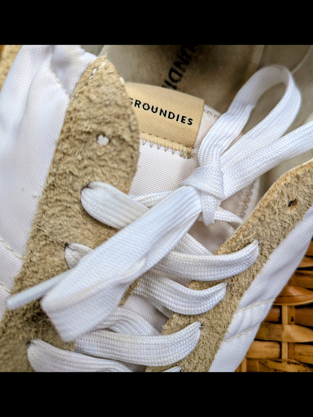 Groundies Zen Women EU 42 White Suede Barefoot Zero Drop Sneakers - Picture 3 of 7